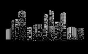 Cityscape Tall Towers by Ironbark Metal Design