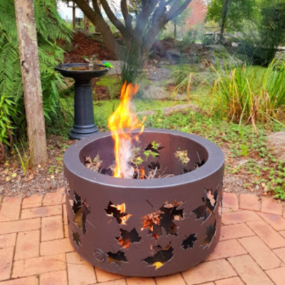 Double-Skin Round Fire Pit