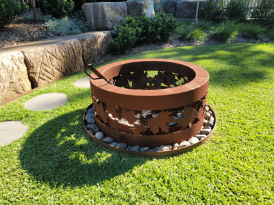 Double-Skin Round Fire Pit
