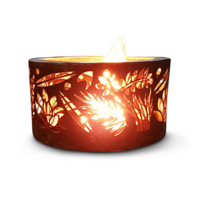 Double-Skin Round Fire Pit