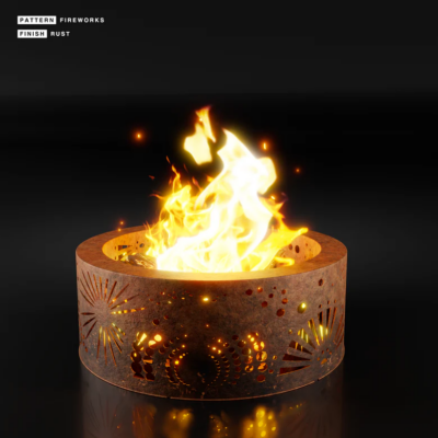 Double-Skin Round Fire Pit