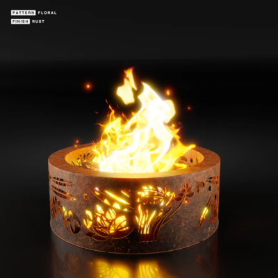 Double-Skin Round Fire Pit