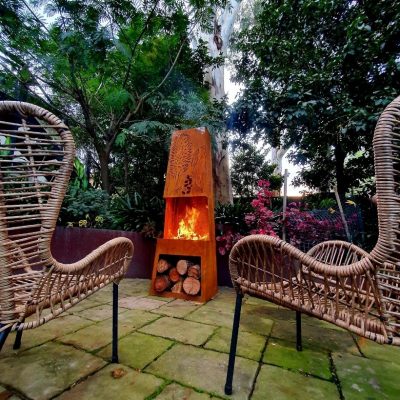 Chiminea Fire Pit Banksia Serrata