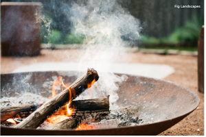 Steel Fire Pit on Houzz - Heathcote Project