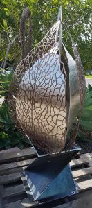 Steel Bloom Sculpture