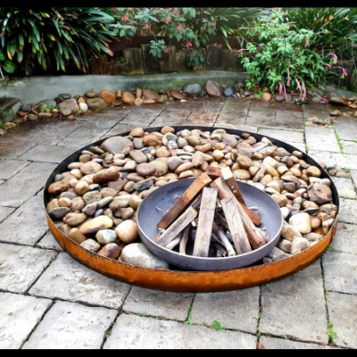 Luna Firebowl with Steel Frame