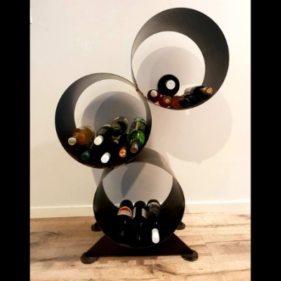 Steel Wine Rack