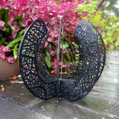 Nest Sculpture in Black Powder Coat