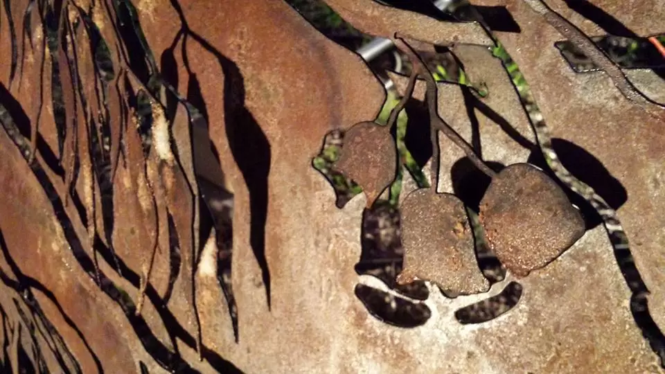 Ironbark Branch 3D Close-up by Ironbark Metal Design