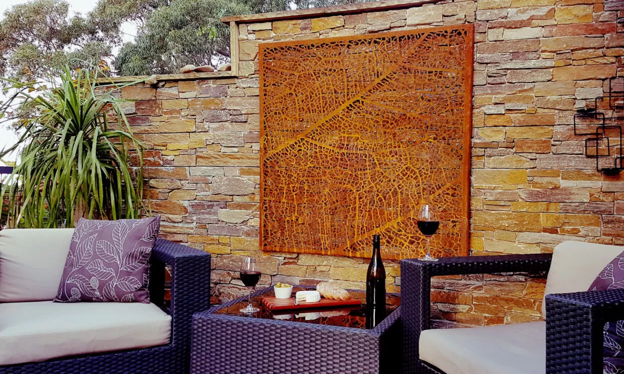 Leaf Vein Wall Art by Ironbark Metal Design