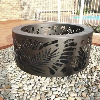 Double-Skin Round Fire Pit