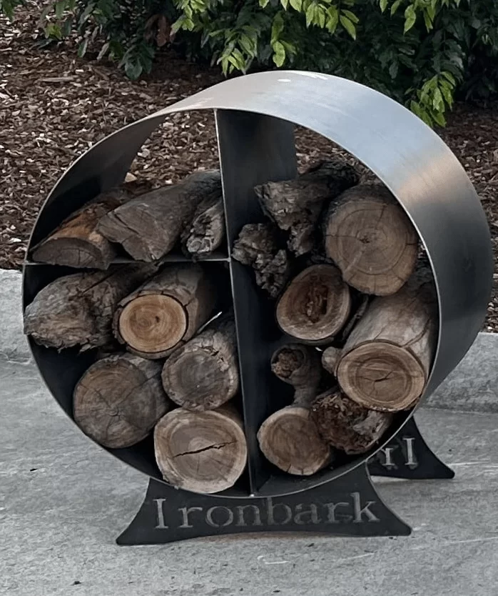 Fire Wood Stacker, Round Firewood Log Rack/Holder