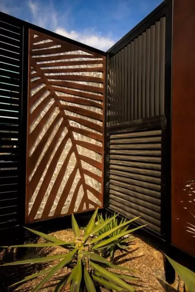 Palm Leaf Frond Decorative Screen for Indoor & Outdoor