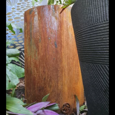 Corten Steel Planters, Contemporary Rustic Style