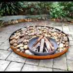 Luna Firebowl with Steel Frame