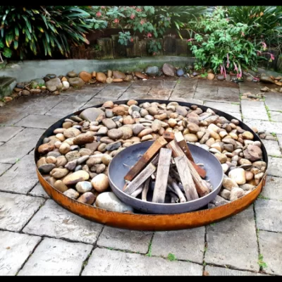 Luna Firebowl with Steel Frame