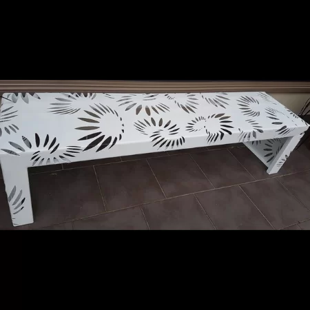 Custom Powder Coated Aluminium Bench