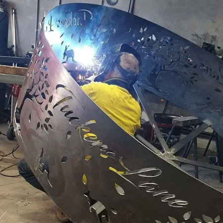 Custom Tucker's Lane Fire Ring Fabrication