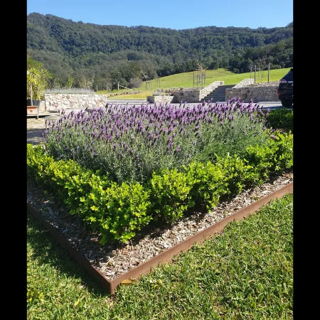 Raised Corten Steel Garden Edging- Shoalhaven