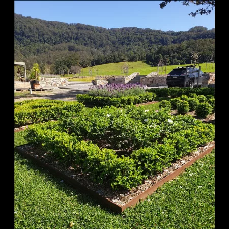 Raised Corten Steel Garden Edging- Shoalhaven