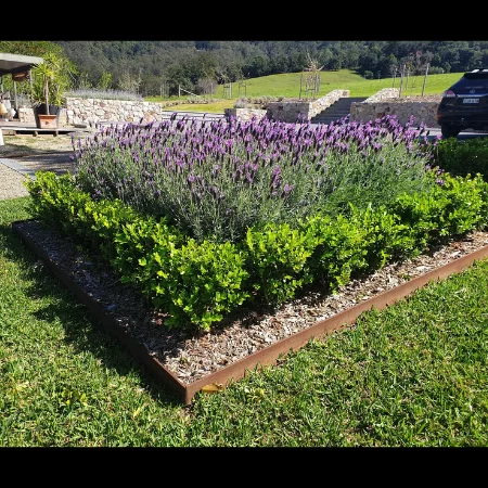 Raised Corten Steel Garden Edging- Shoalhaven