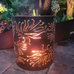 Medium Round Fire Pit- Firewheel