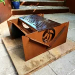Collapsible Fire Pit with Grill